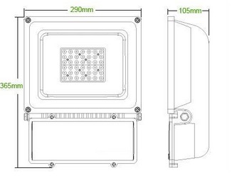 110W Outdoor LED Flood Light led lights where to buy1