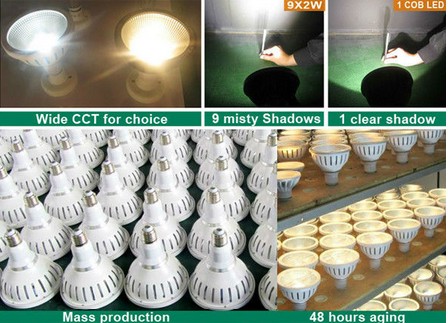18w Dimmable Outdoor Waterproof IP65 led spot light