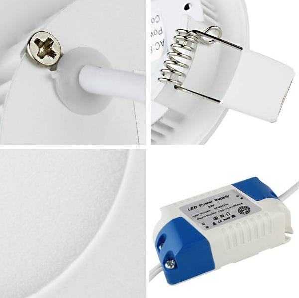 3W LED Panel Light Round Ceiling Lamp1