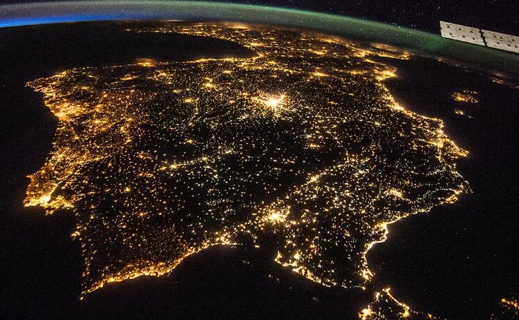 Earth's nighttime brightness increases by 2% annually Earth's nighttime brightness increases by 2% annually