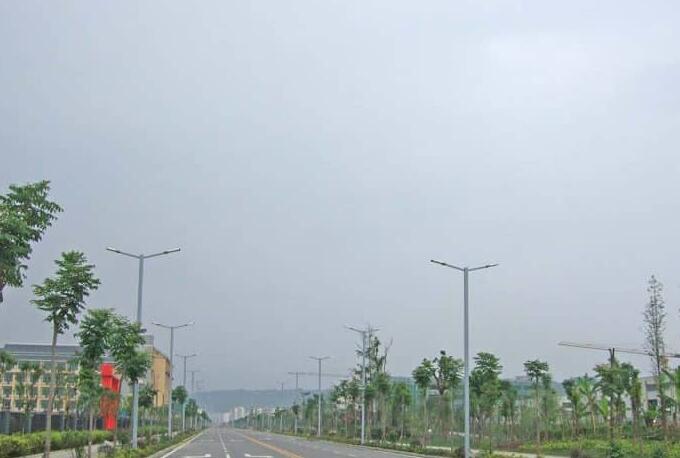 Several village roads in Heshan City, Jiangmen, Guangdong are equipped with solar LED street lights Several village roads in Heshan City, Jiangmen, Guangdong are equipped with solar LED street lights