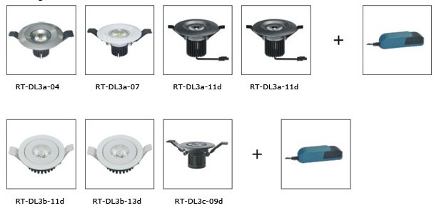 High Brightness IP20 11W LED Down Light1