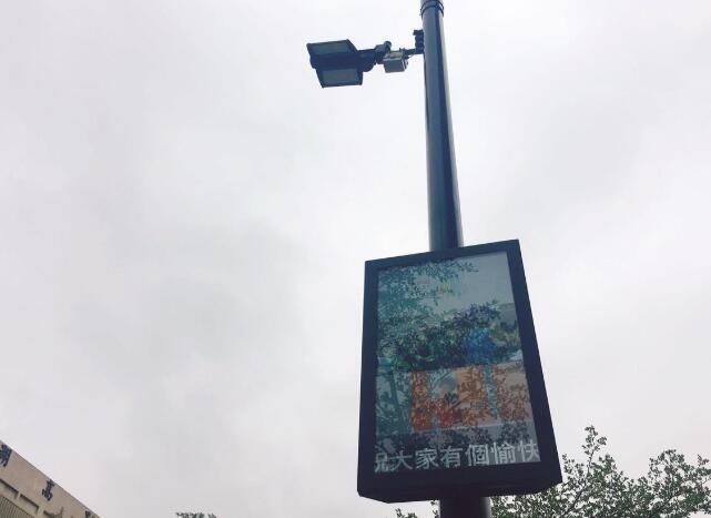 Smart light poles installed in Yoshikawa City, Saitama Prefecture, Japan Smart light poles installed in Yoshikawa City, Saitama Prefecture, Japan