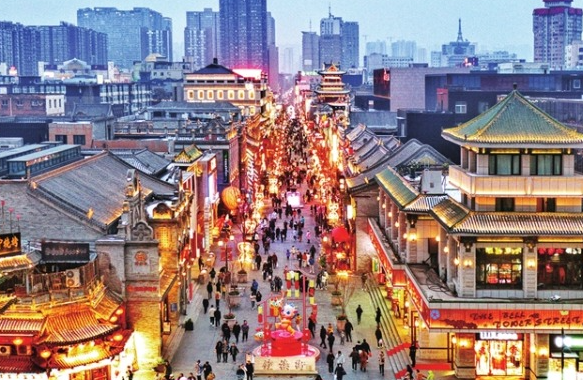 Taiyuan's Changfeng East Street Intersection Lighting Gets a Makeover Taiyuan's Changfeng East Street Intersection Lighting Gets a Makeover