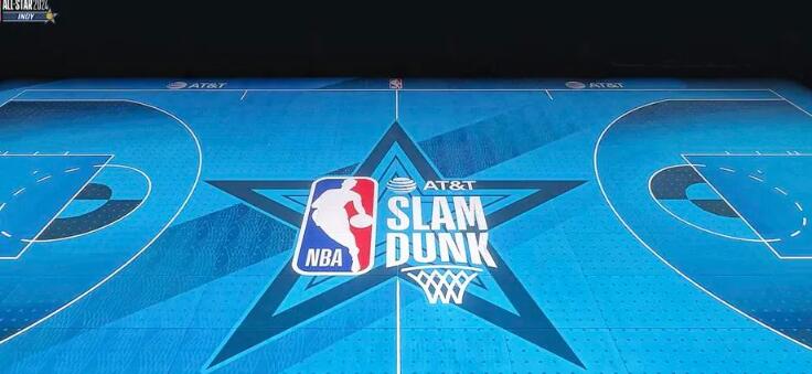 The NBA All-Star Game will introduce LED floor screens The NBA All-Star Game will introduce LED floor screens